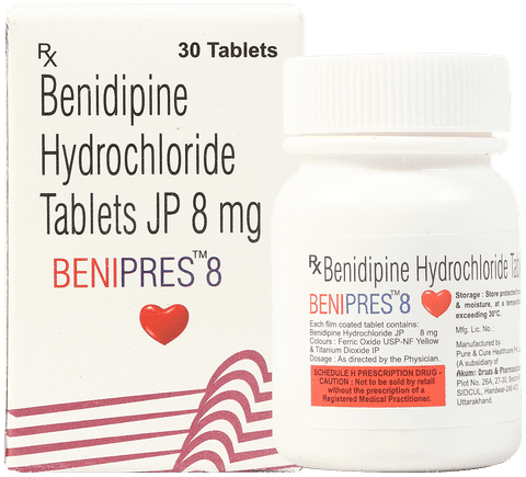 Benipres 8mg Tablet