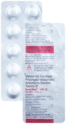 Best-Beta-AM 25 Tablet PR