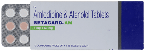 Betacard-AM 5mg/50mg Tablet
