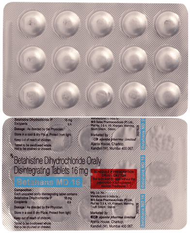 Betahans 16mg Tablet