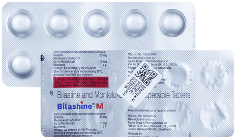Bilashine M 20mg/10mg Tablet