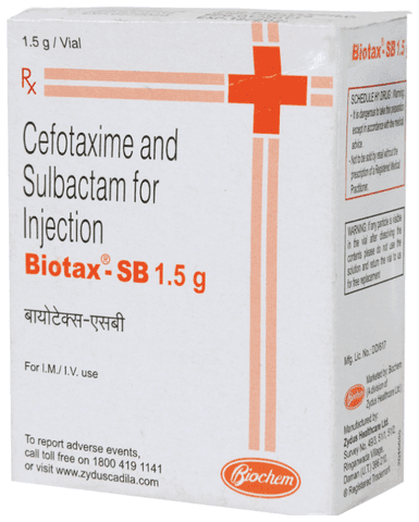 Biotax SB 1000 mg/500 mg Injection