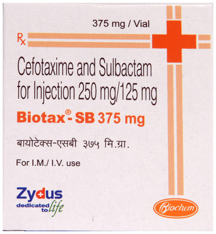 Biotax SB 250 mg/125 mg Injection