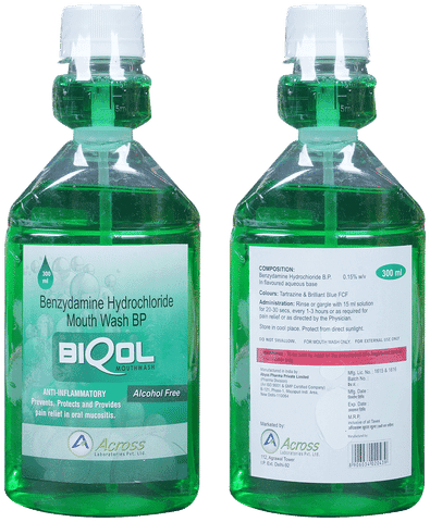 Biqol Mouth Wash Alcohol Free