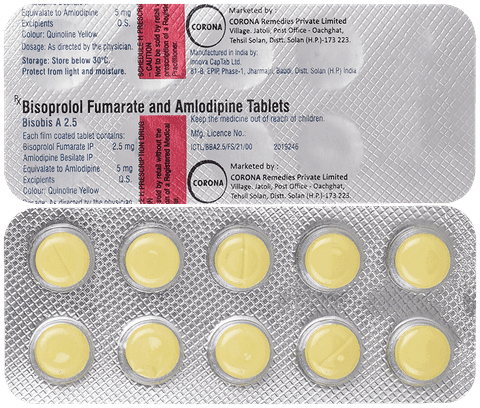 Bisobis A 5mg/2.5mg Tablet