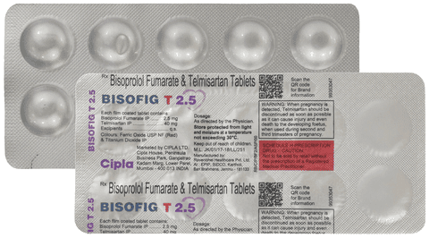 Bisofig T 2.5mg/40mg Tablet