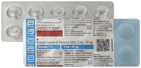 Bisosafe T 5mg/40mg Tablet