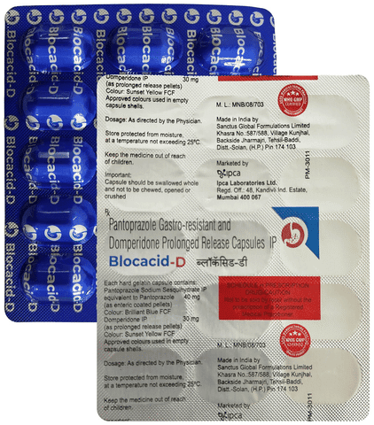 Blocacid D 30mg/40mg Capsule