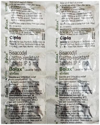 BO Lax 5mg Tablet