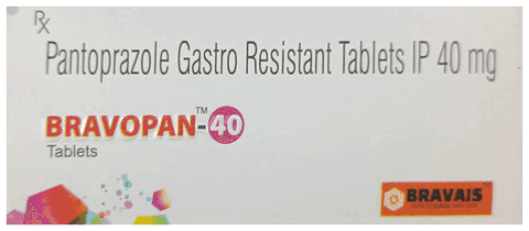 Bravopan 40 Tablet