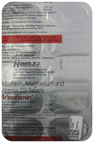 Brentamin Tablet 10s