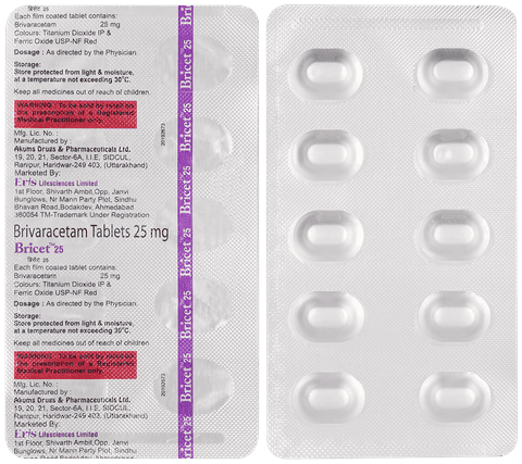 Bricet 25mg Tablet
