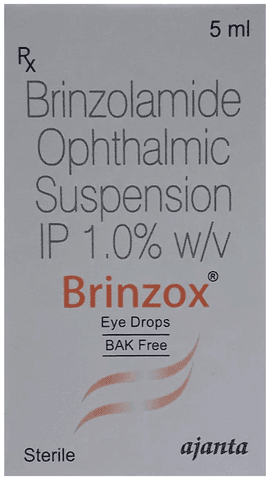 Brinzox Eye Drop BAK Free