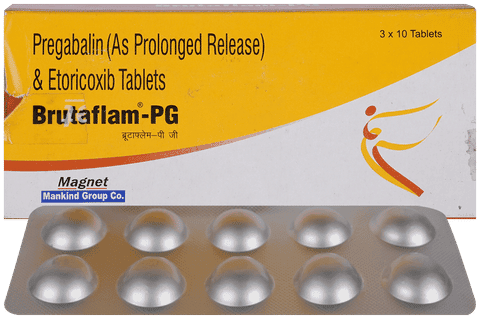 Brutaflam PG 75mg/60mg Tablet