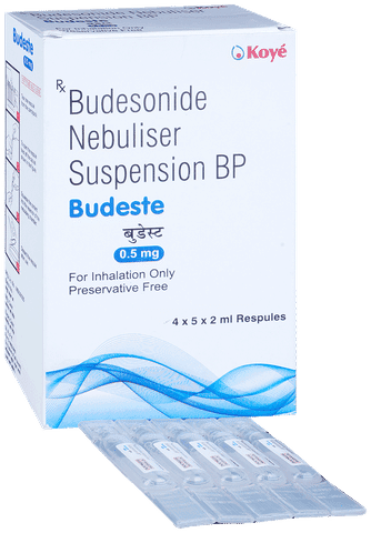 Budeste 0.5mg Respules (2ml Each)