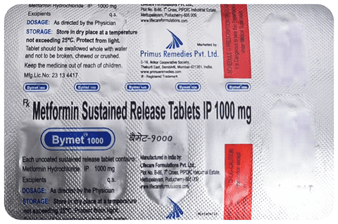 Bymet 1000 Tablet SR