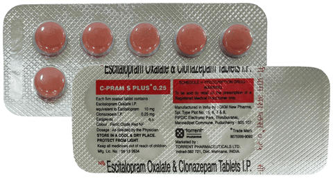 C Pram S Plus 0.25 mg/10 mg Tablet