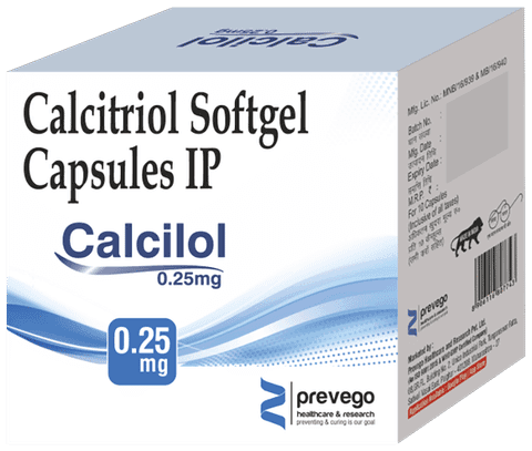 Calcilol 0.25mg Softgel Capsule