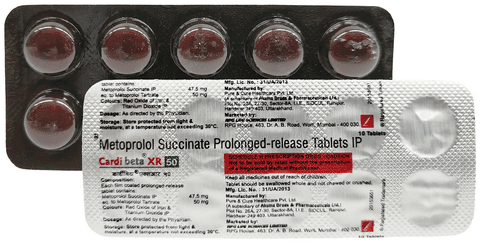 Cardibeta XR 50 Tablet