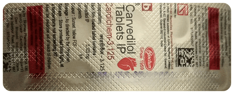 Cardichem 3.125 Tablet