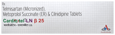 Cardiotel-LN Beta 25 Tablet ER