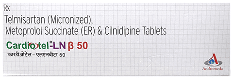 Cardiotel-LN Beta 50 Tablet ER