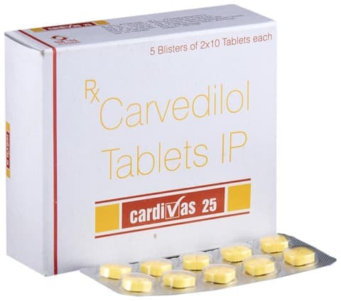 Cardivas 25 Tablet