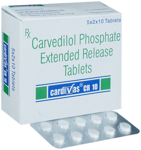Cardivas CR 10 Tablet