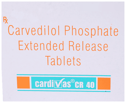 Cardivas CR 40 Tablet