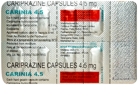 Carinia 4.5mg Capsule