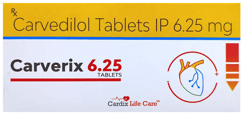 Carverix 6.25mg Tablet