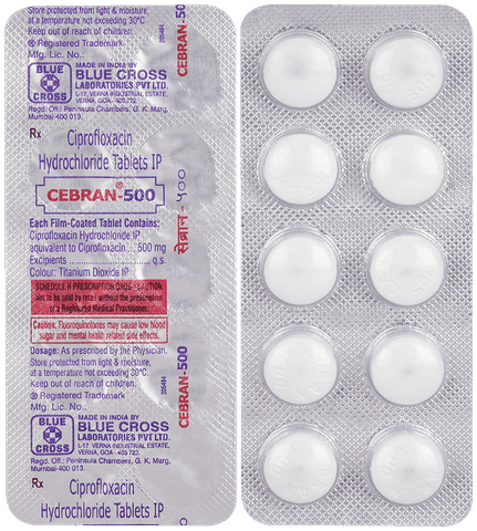 Cebran 500mg Tablet