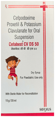 Cefabest CV DS 50 Dry Syrup