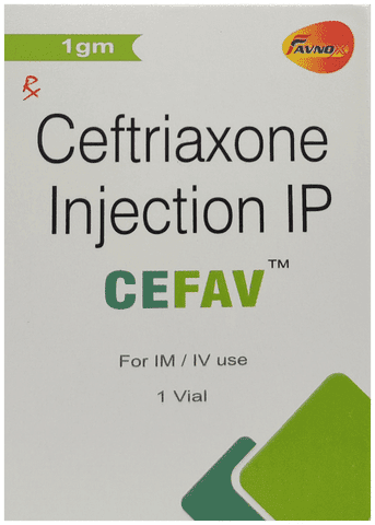 Cefav 1g Injection