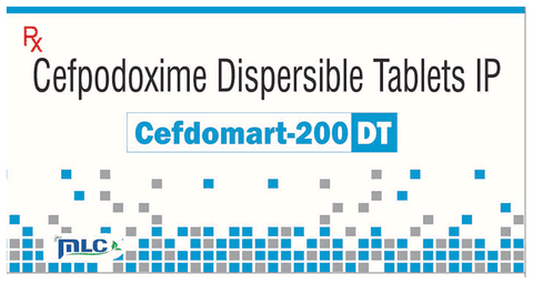 Cefdomart 200 DT Tablet