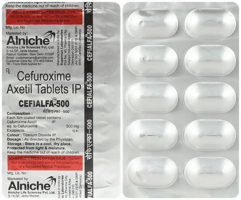 Cefialfa 500 Tablet