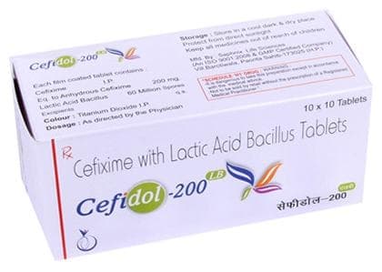 Cefidol 200 LB Tablet