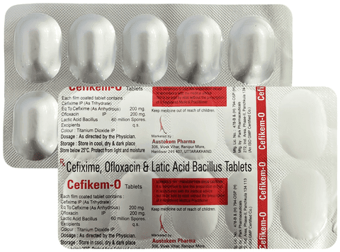 Cefikem O 200mg/200mg Tablet