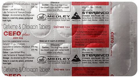 Cefo Plus 200mg/200mg Tablet
