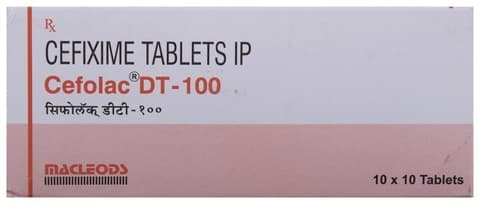 Cefolac DT-100 Tablet