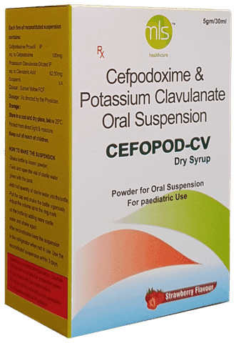 Cefopod-CV Dry Syrup Strawberry