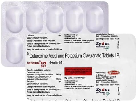 Cefoxim CV 500mg/125mg Tablet