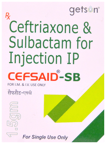 Cefsaid-SB 1.5gm Injection