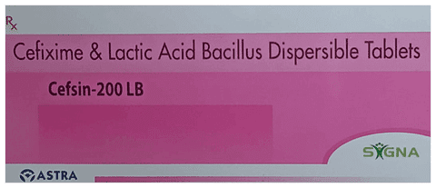 Cefsin 200 LB Tablet DT