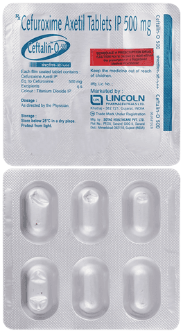 Ceftalin O 500mg Tablet