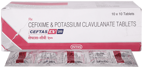 Ceftas CV 200 mg/125 mg Tablet