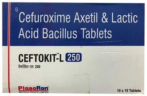 Ceftokit-L 250 Tablet