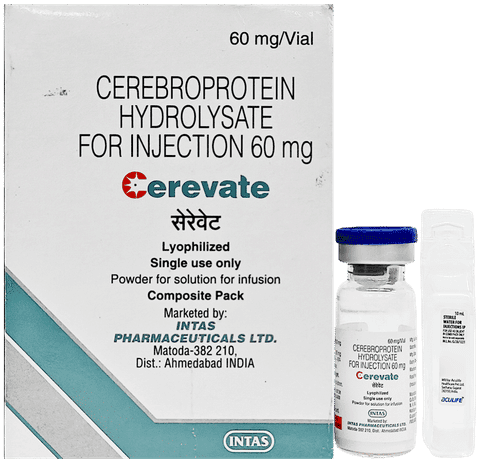 Cerevate 60mg Injection