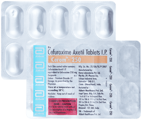 Cerom 250mg Tablet
