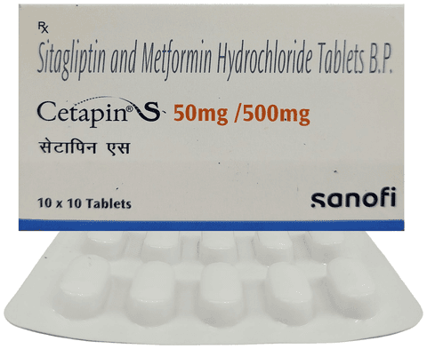 Cetapin S 50mg/500mg Tablet